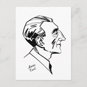 Maurice Ravel Briefkaart