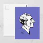 Maurice Ravel Briefkaart (Voorkant / Achterkant)