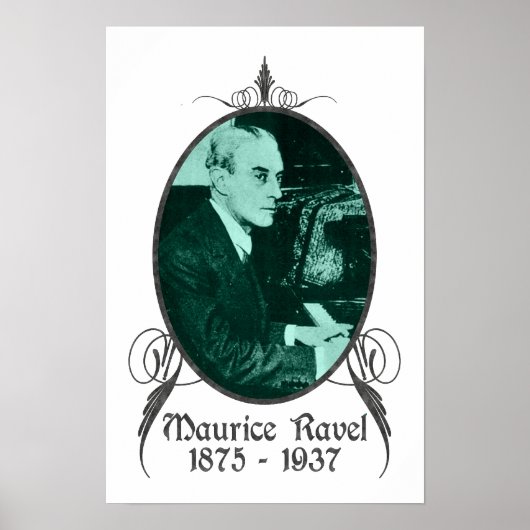 Maurice Ravel Poster (Voorkant)