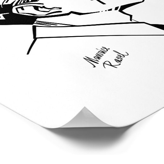 Maurice Ravel Poster (Hoek)