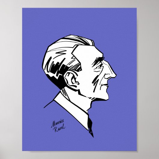 Maurice Ravel Poster (Voorkant)