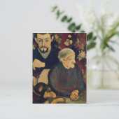 Maurice Utrillo, zijn Grootmoeder en zijn Hond Briefkaart (Staand voorkant)