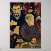 Maurice Utrillo, zijn grootmoeder en zijn hond Poster (Voorkant)