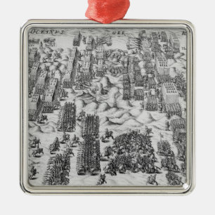 Maurice verslaat Oostenrijkers in strijd met Nieup Metalen Ornament