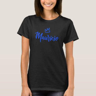Mauricio de King Blue Crown voor mannen genaamd Ma T-shirt