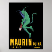 Maurin Quina Absinthe Adverteren Poster (Voorkant)