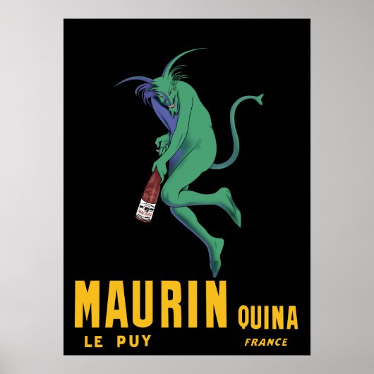 Maurin Quina Absinthe Adverteren Poster (Voorkant)