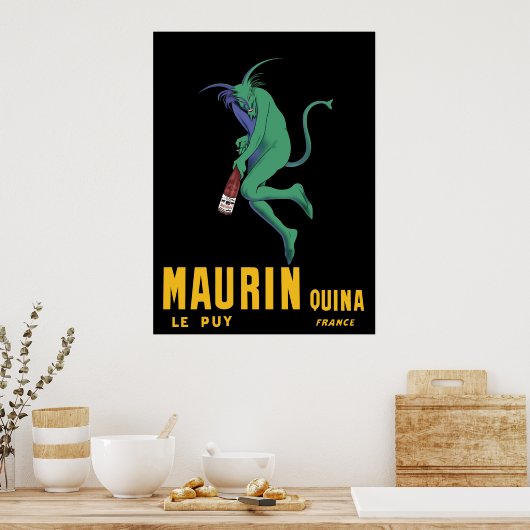 Maurin Quina Absinthe Adverteren Poster (Keuken)