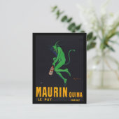 Maurin Quina Absinthe Briefkaart (Staand voorkant)