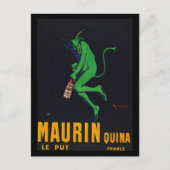 Maurin Quina Absinthe Briefkaart (Voorkant)