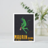 Maurin Quina Absinthe Briefkaart (Staand voorkant)