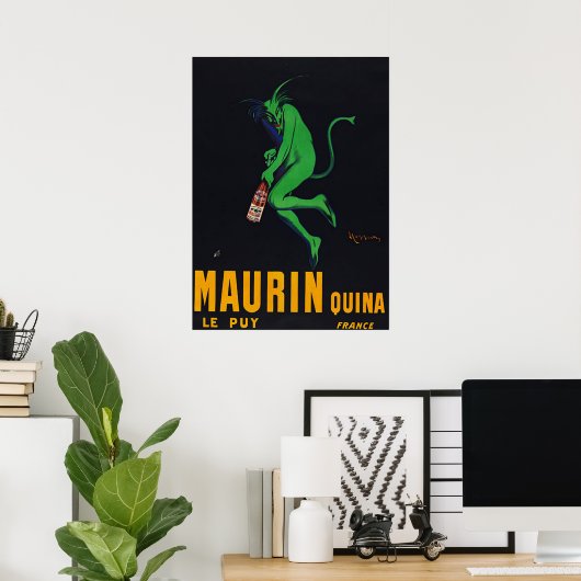 Maurin Quina Absinthe Poster (Thuiskantoor)