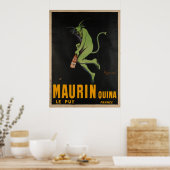 Maurin Quina Cappiello Absinthe Apertif Vintage Poster (Keuken)