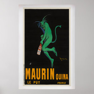 Maurin Quina door Leonetto Cappiello Vintage Poster