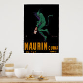 Maurin Quina Green Devil door Cappiello Poster (Keuken)