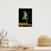 MAURIN QUINA Green Devil French Liquor Absinthe Poster (Keuken)