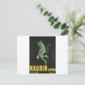 MAURIN QUINA liquor label lg Briefkaart (Staand voorkant)