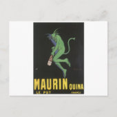 MAURIN QUINA liquor label lg Briefkaart (Voorkant)