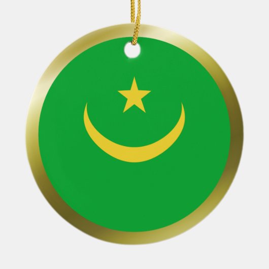 Mauritaans Vlag Ornament (Voorkant)