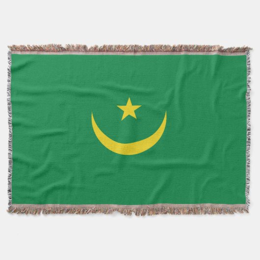 Mauritaanse vlag deken (Voorkant)