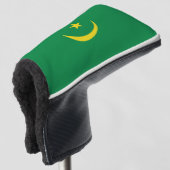 Mauritaanse vlag golfheadcover (3/4 voorkant)