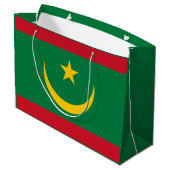 Mauritaanse vlag groot cadeauzakje (Achterkant Gekanteld)