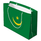 Mauritaanse vlag groot cadeauzakje (Achterkant Gekanteld)