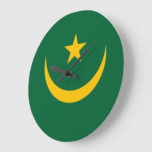 Mauritaanse vlag grote klok (Hoek)