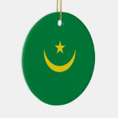 Mauritaanse vlag keramisch ornament (Rechts)