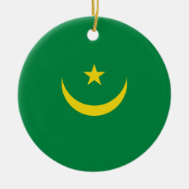 Mauritaanse vlag keramisch ornament