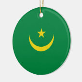 Mauritaanse vlag keramisch ornament (Links)