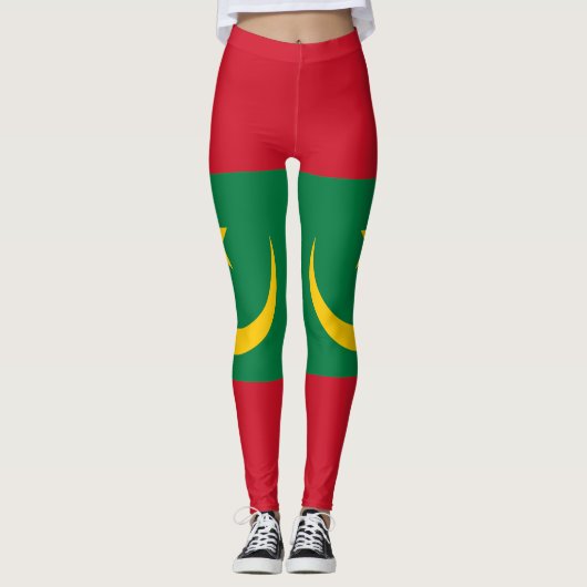 Mauritaanse vlag leggings (Voorkant)