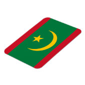 Mauritaanse vlag magneet (Linkerzijde)