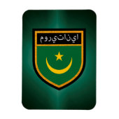 Mauritaanse vlag magneet (Verticaal)