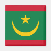 Mauritaanse vlag magneet (Voorkant)
