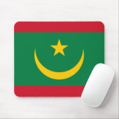 Mauritaanse vlag muismat (Met muis)