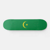 Mauritaanse vlag persoonlijk skateboard (Horizontaal)