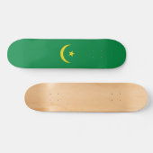 Mauritaanse vlag persoonlijk skateboard (Horizontaal)