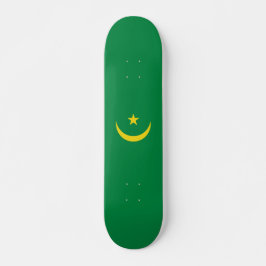 Mauritaanse vlag persoonlijk skateboard