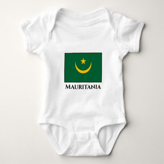 Mauritaanse vlag romper (Voorkant)