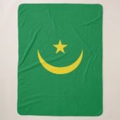 Mauritaanse vlag sherpa deken (Voorkant)