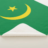 Mauritaanse vlag sherpa deken (3/4)