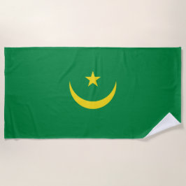 Mauritaanse vlag strandlaken