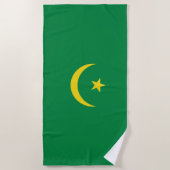 Mauritaanse vlag strandlaken (Voorkant)