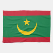 Mauritaanse vlag theedoek (Horizontaal)