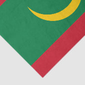 Mauritaanse vlag tissuepapier (Detail)