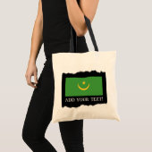Mauritaanse vlag tote bag (Voorkant (product))