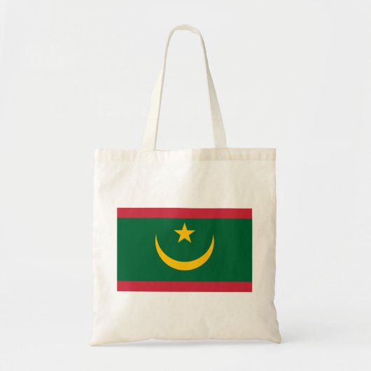 Mauritaanse vlag tote bag (Voorkant)