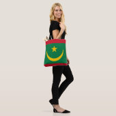 Mauritaanse vlag tote bag (Op model)