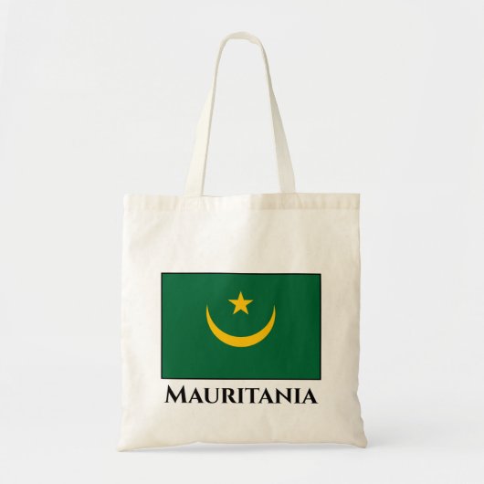 Mauritaanse vlag tote bag (Voorkant)